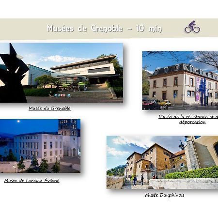 Le 62 - Spacieux T2 Avec Jardin, Parking & Tramway Grenoble Exterior photo