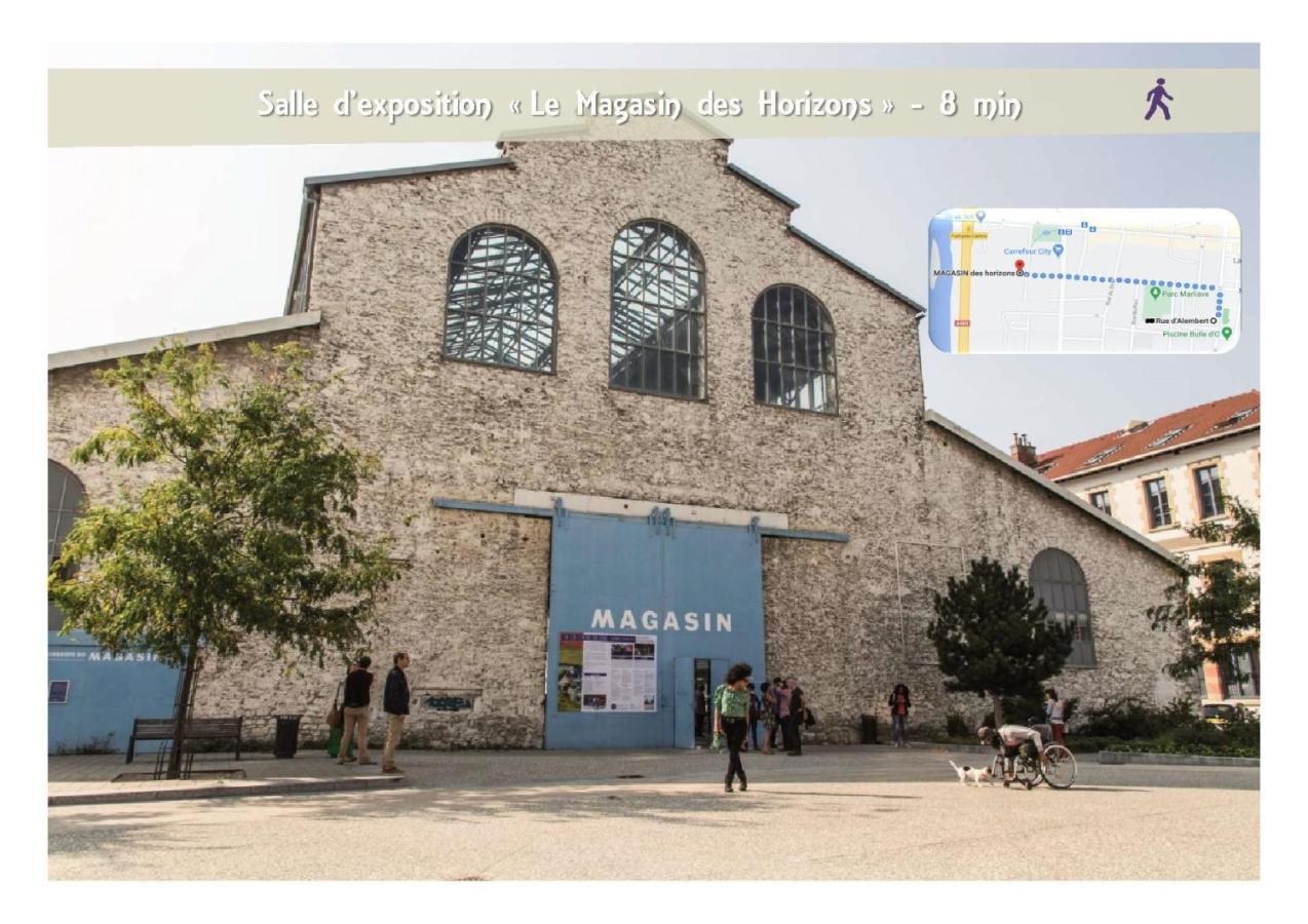 Le 62 - Spacieux T2 Avec Jardin, Parking & Tramway Grenoble Exterior photo